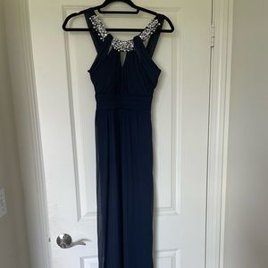 Navy Blue Prom Dress From City Triangles